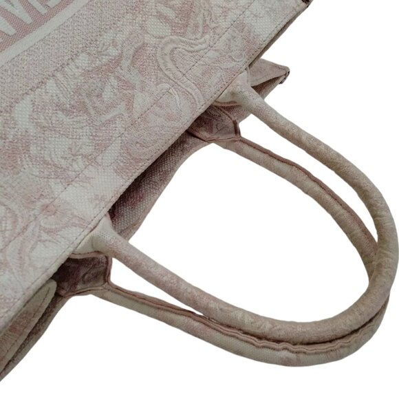 2371053AQ (S6) Christian Dior Hand Bag Pink Canvas - Picture 2 of 9